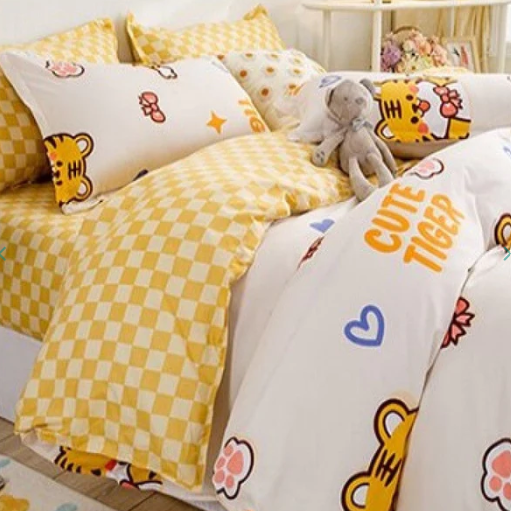 Kawaii Animal Bunny Tiger Star Bedding Sets