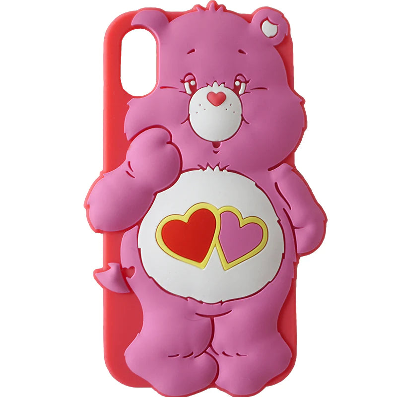 Kawaii Bear Phone Case for iPhone