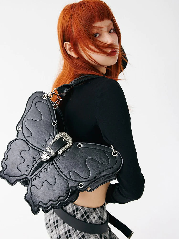 Three-Dimensional Punk Butterfly Shape Bag