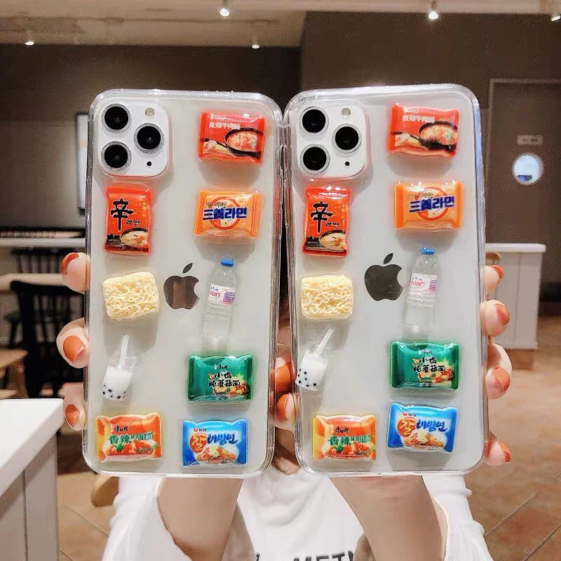 Kawaii Snacks Phone Case for iPhone