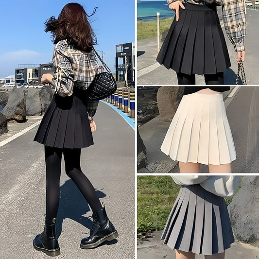 Dark Academia Pleated Dark Academia Summer Mini Skirt