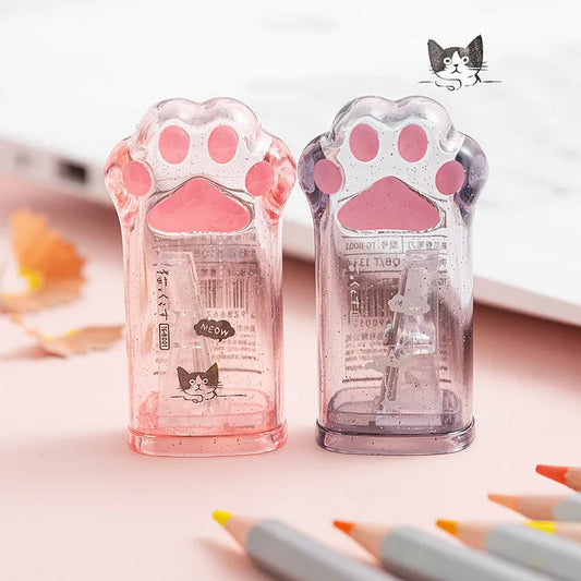 Cute Cat Paw Sharpener For Pencil Stationery