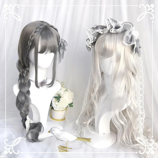 Lolita Cute Girl Long Wavy Wig