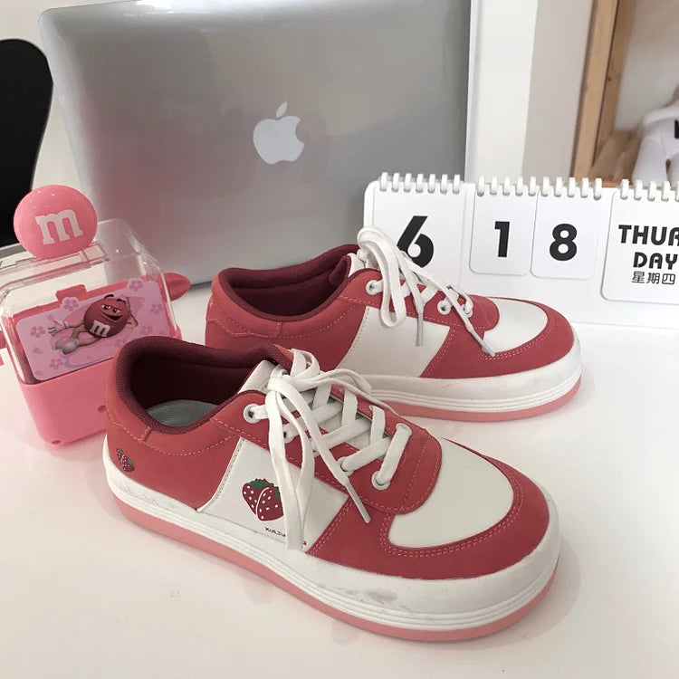 Strawberry Casual Red Shoes