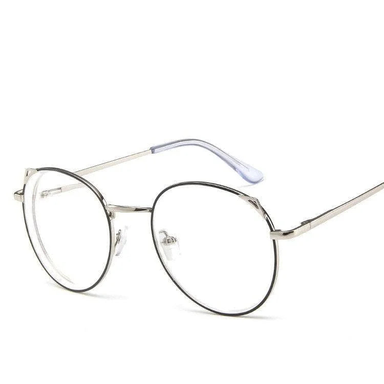 Cat Ear Eye Frame Retro Art Glasses