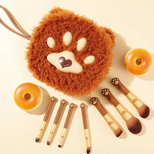 Kawaii Cat Paw Fluffy Makeup Brush