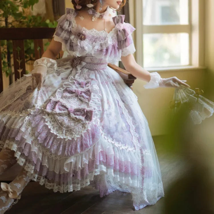 Fairyland Victorian Hime Lolita Pastel Purple Dress