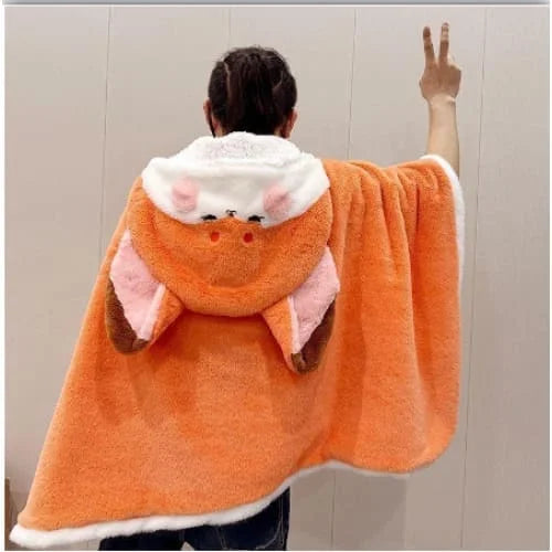 Pre-Sale Kawaii Anime Animal Fleece Cape