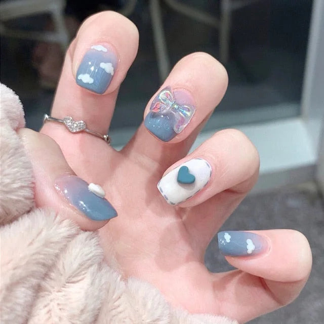 {SALE} Kawaii Press On nails Ready to Go False Nail