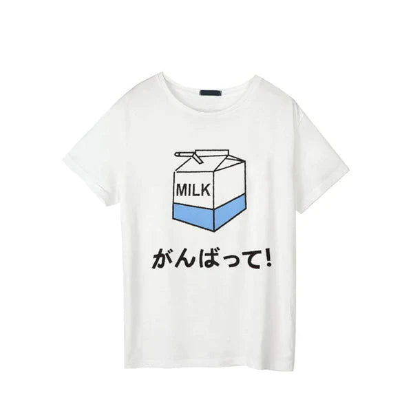 Strawberry Milk Graphic Tee