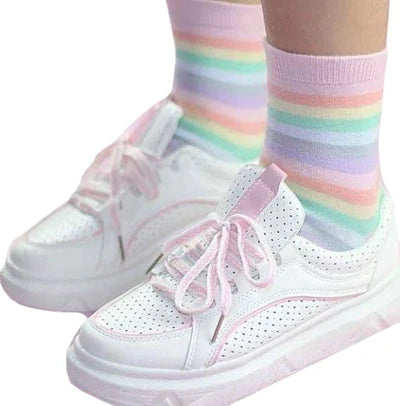 Milky Rainbow Socks