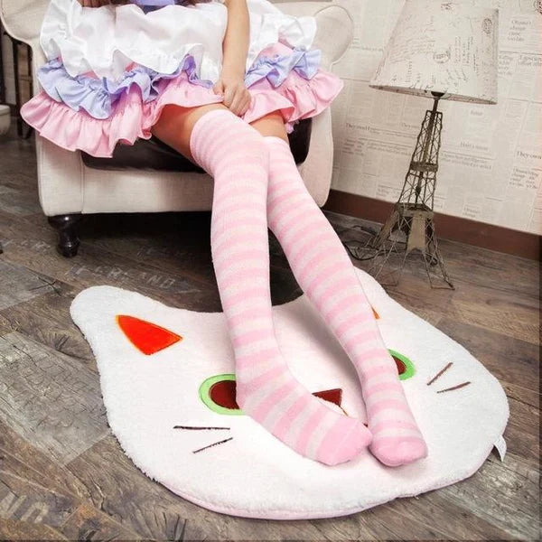 Sweet Pastel Striped Stockings