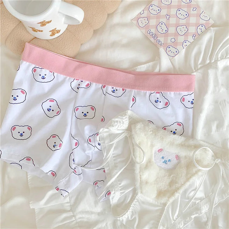 Cute Bear Couple Panties