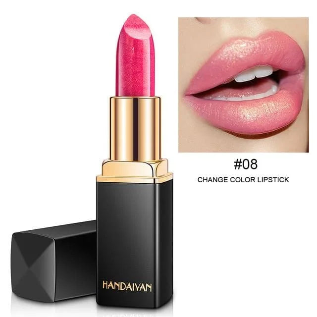 Professional Lips Makeup Waterproof Shimmer Lipstick