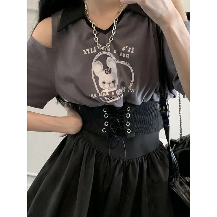 It's not a Bad Life Rabbit Bunny Top/Bubble Skirt