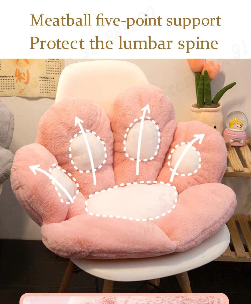 Paw Print Seat Cushion