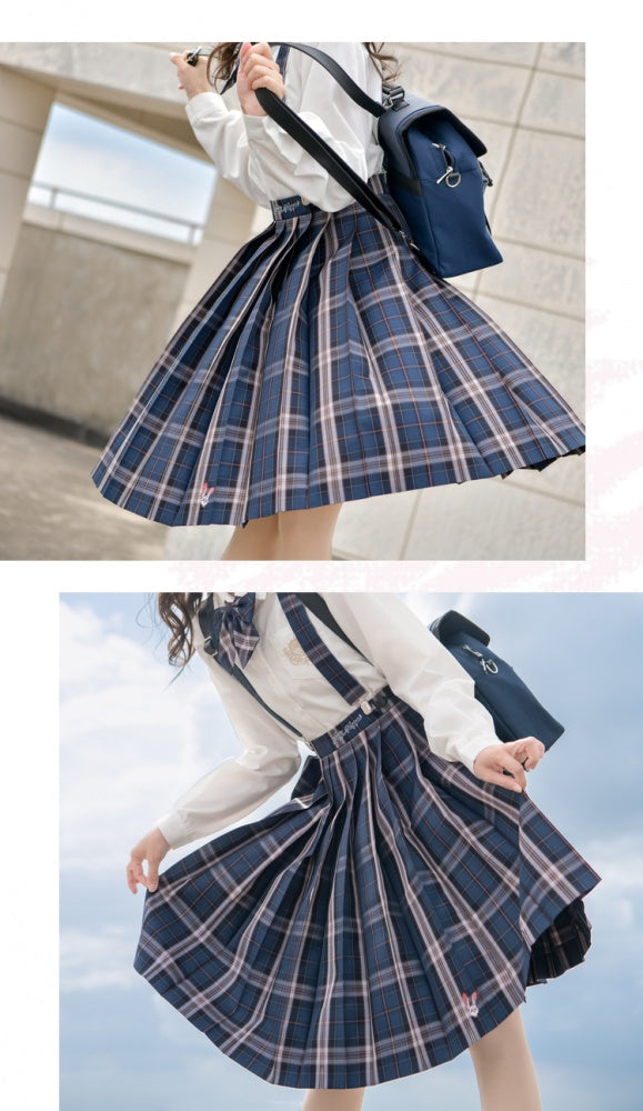 Zootopia Pleated Plaid Skirt