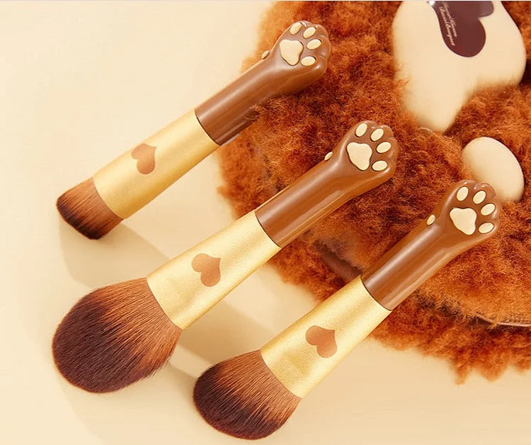 Kawaii Cat Paw Fluffy Makeup Brush