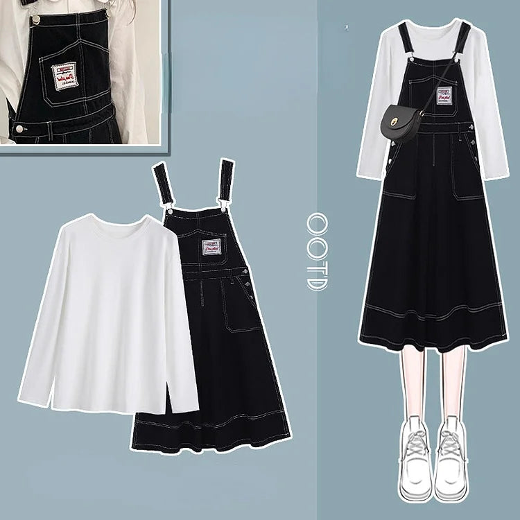 Ollie Sweet Overalls Set