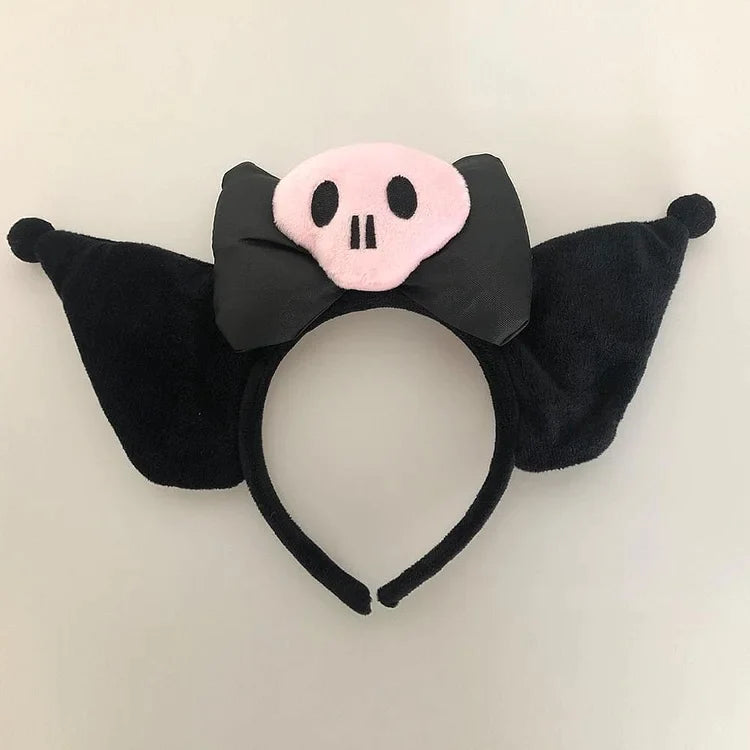 Cute Cosplay Soft Pink Skull Headwear