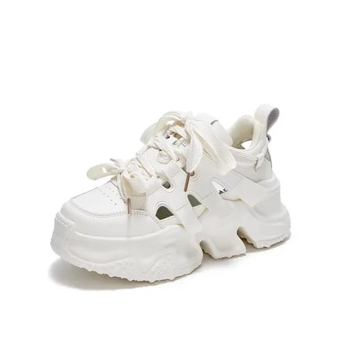 Sweet Stylish Chic White Bow Sneakers