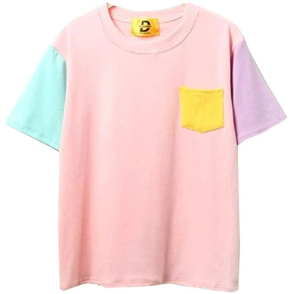 Pastel Patchwork Tee