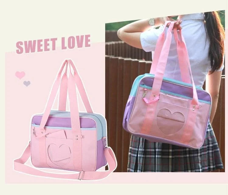 Lovely Girls Travel Large Capacity Canvas Bag