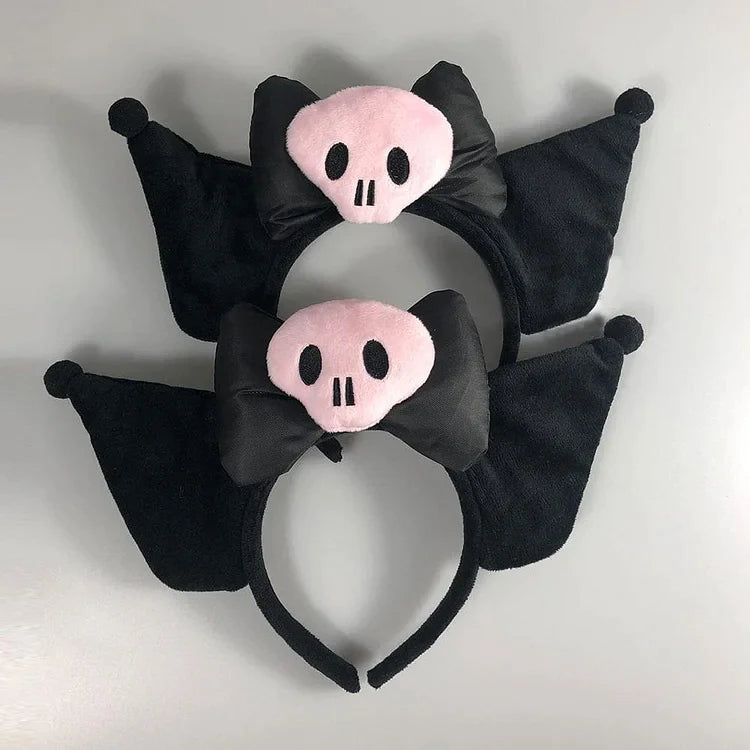 Cute Cosplay Soft Pink Skull Headwear