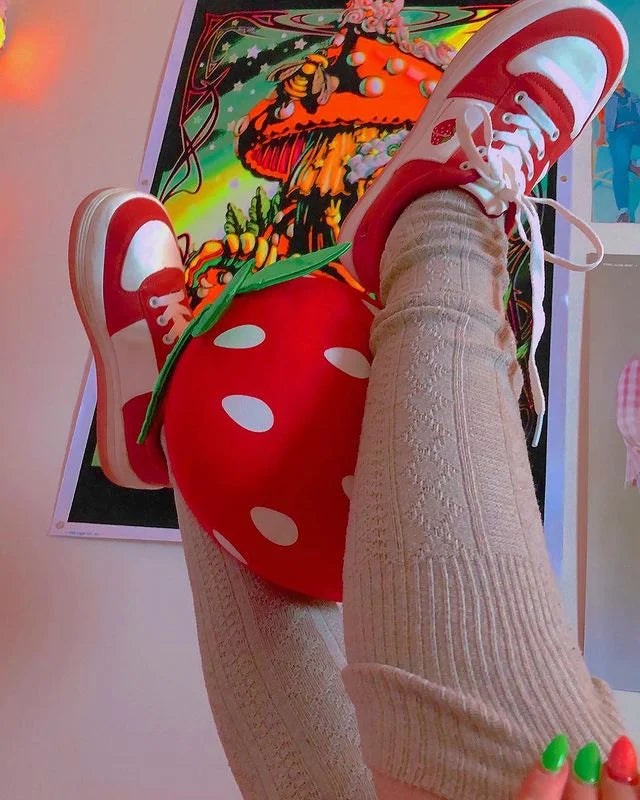 Strawberry Casual Red Shoes