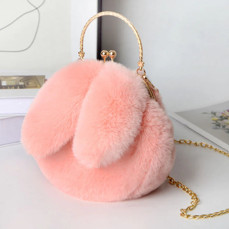 Kawaii Bunny Plush Cross Body Bag