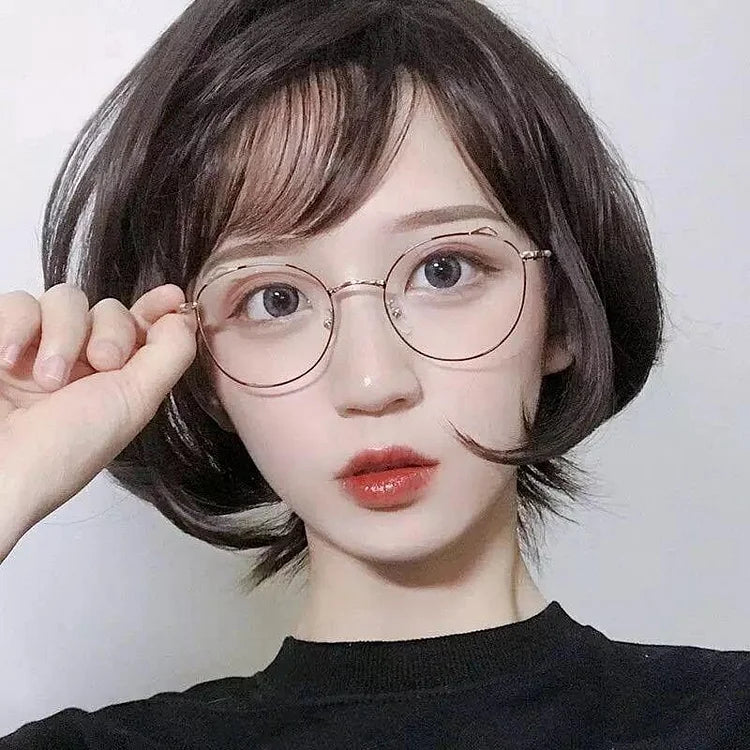 Cat Ear Eye Frame Retro Art Glasses