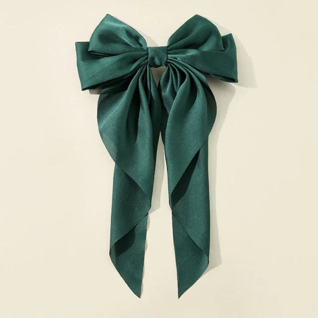 Korean Chiffon Big Bowknot Barrettes Hair Clip