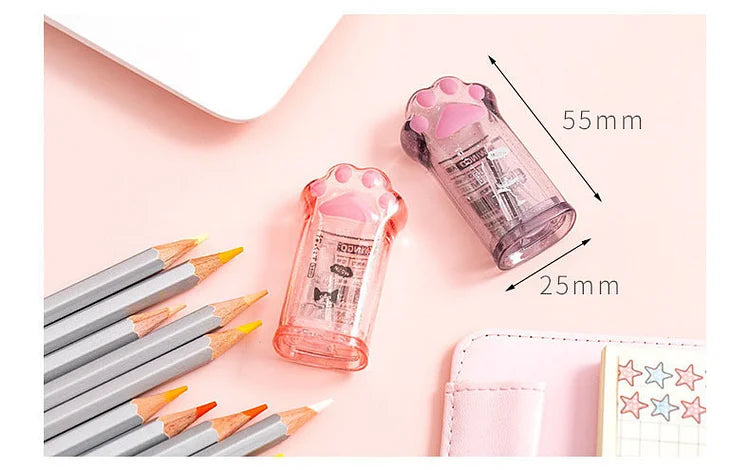 Cute Cat Paw Sharpener For Pencil Stationery