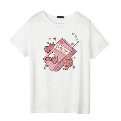 Strawberry Milk Graphic Tee