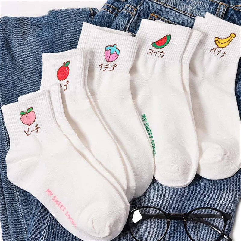 Japanese Fruit Socks