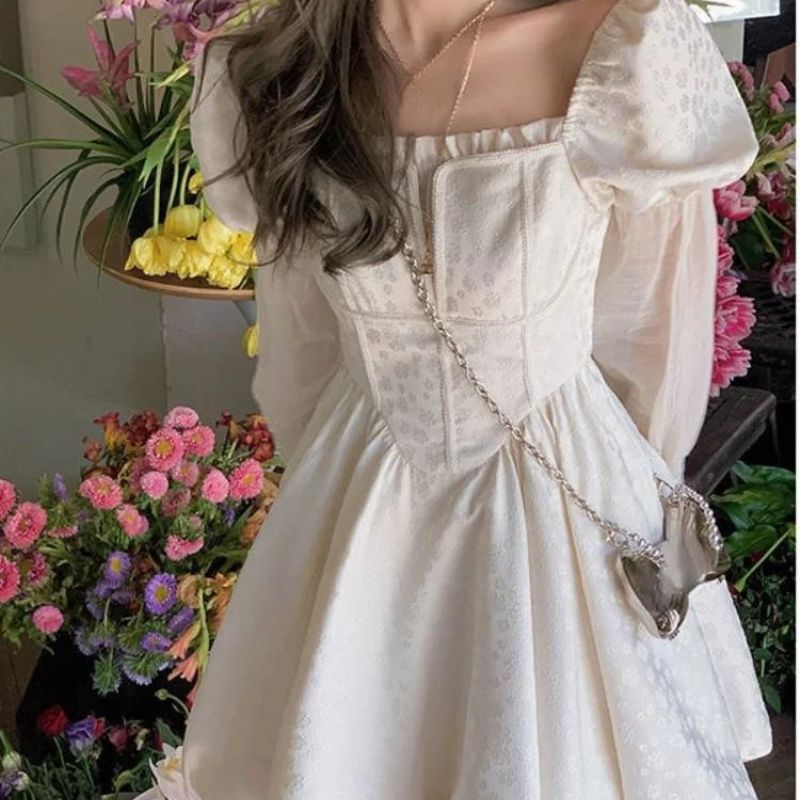 Summer Lolita Y2k Casual Vintage Elegant Dress