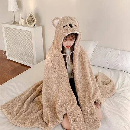 Kawaii Animal Bunny Fleece Cape