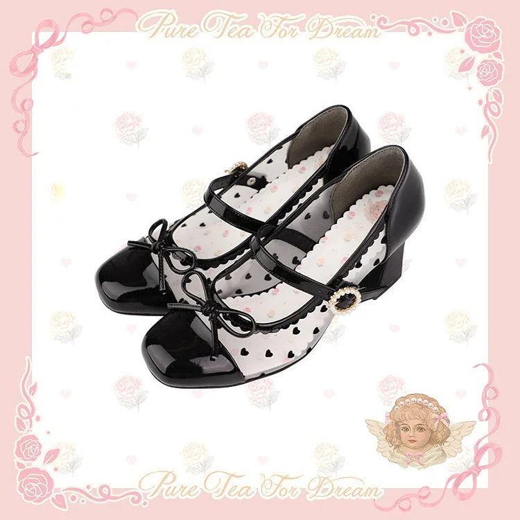 Cute Soft Casual Tea Party Lolita Shoes