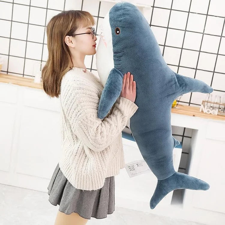 Unique Shark Plush Stuffed Toy Pillow Cushion