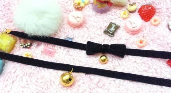 Black Kawaii Cosplay BraceletChoker