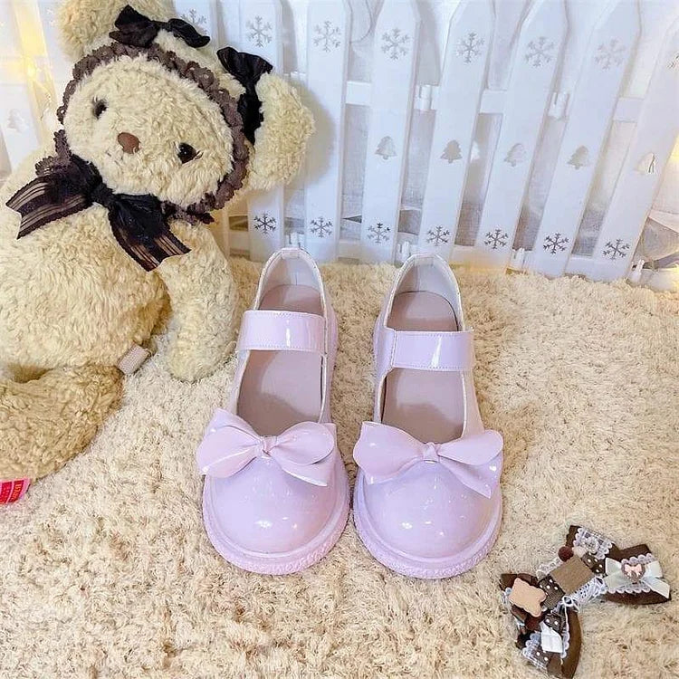 5 Styles Lolita Bow Cute JK Pastel Kawaii Shoes