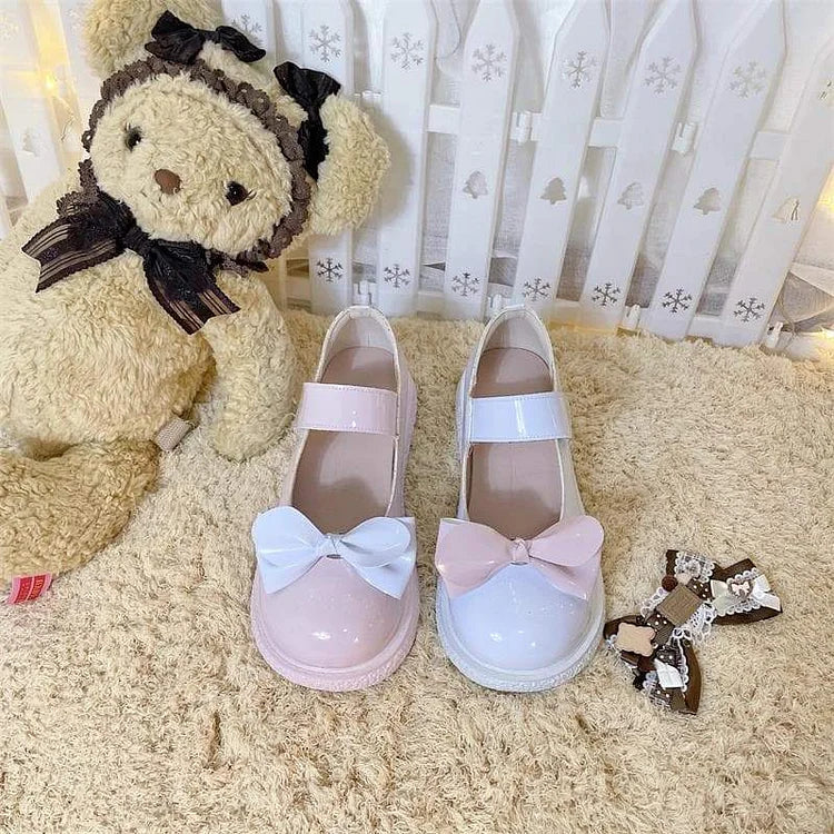 5 Styles Lolita Bow Cute JK Pastel Kawaii Shoes