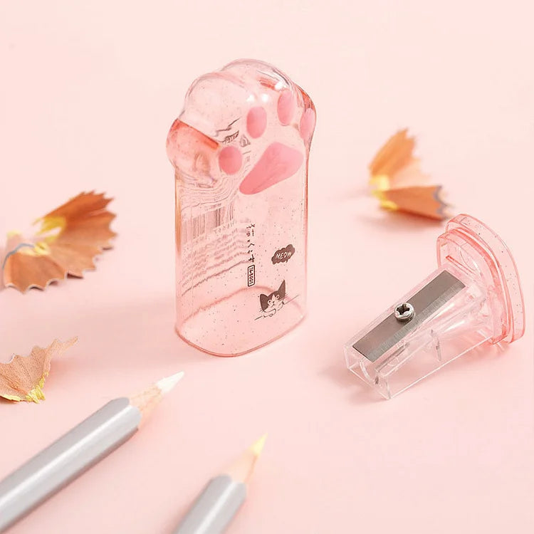 Cute Cat Paw Sharpener For Pencil Stationery