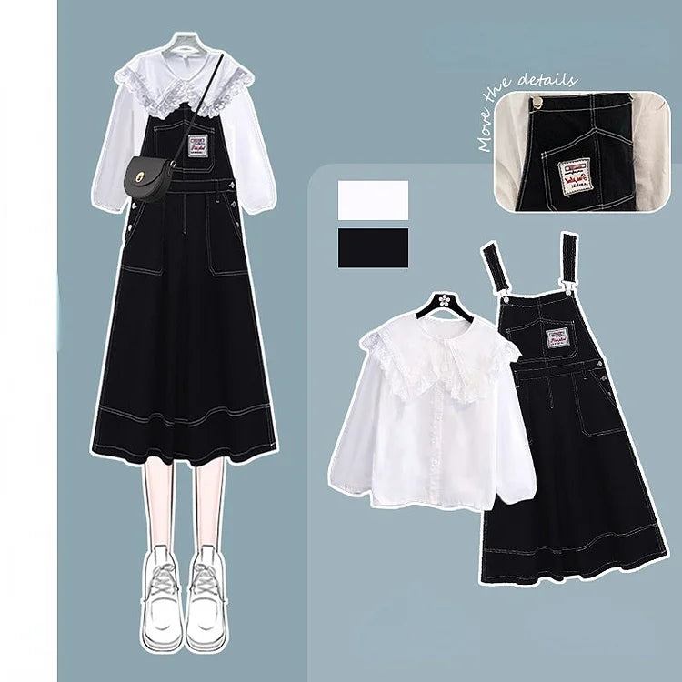 Ollie Sweet Overalls Set