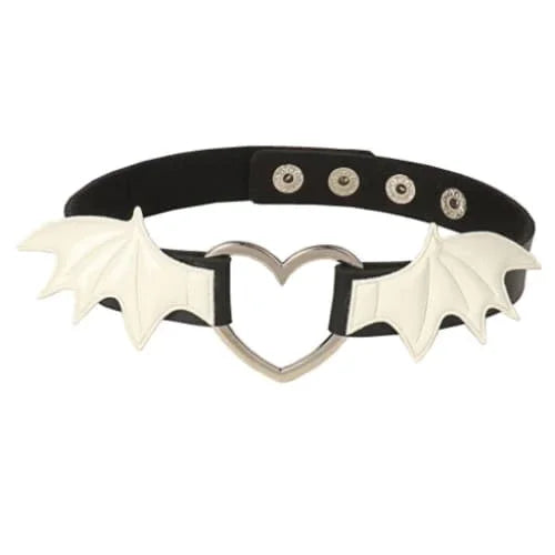 Lovely Devil Wings PU Choker