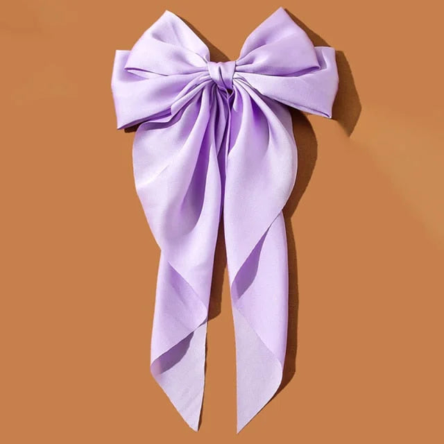 Korean Chiffon Big Bowknot Barrettes Hair Clip