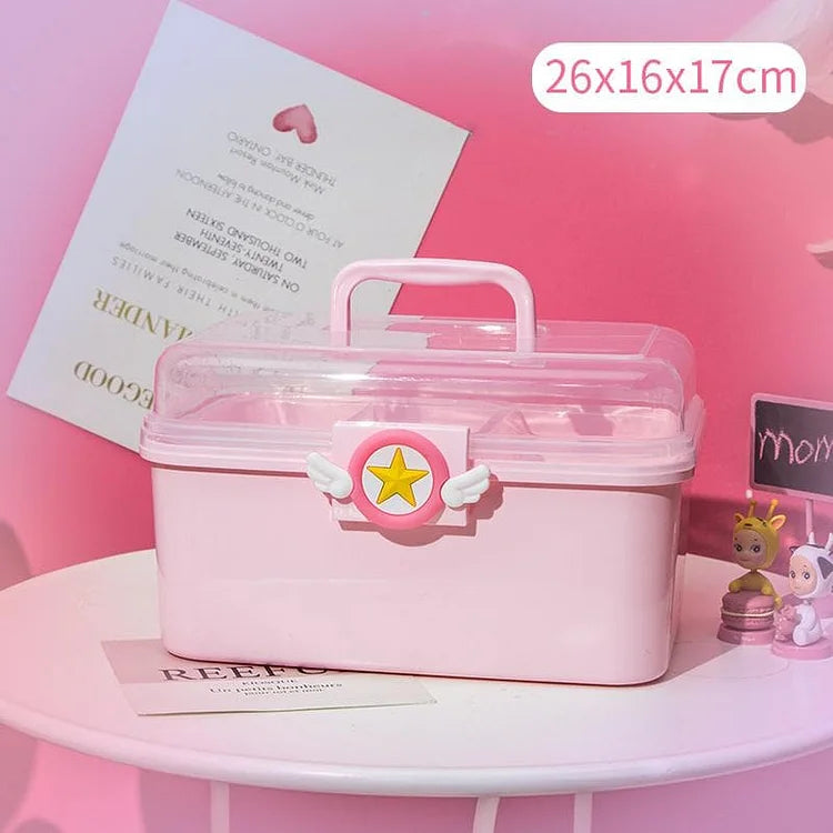 Cute Pink Storage Boxs