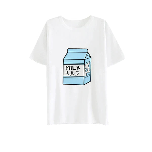 Strawberry Milk Graphic Tee