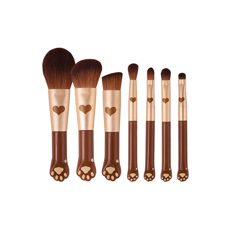 Kawaii Cat Paw Fluffy Makeup Brush