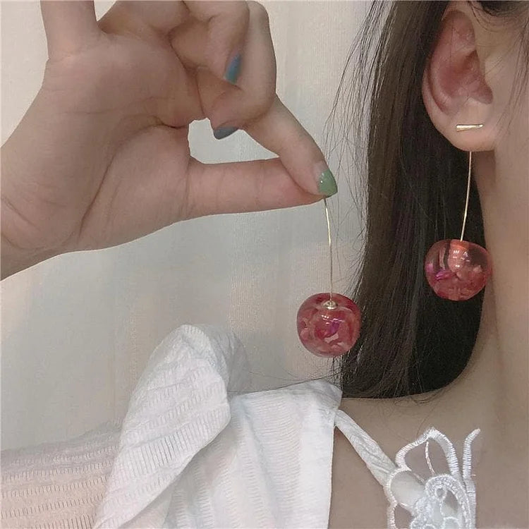 Cute Cherry Earrings